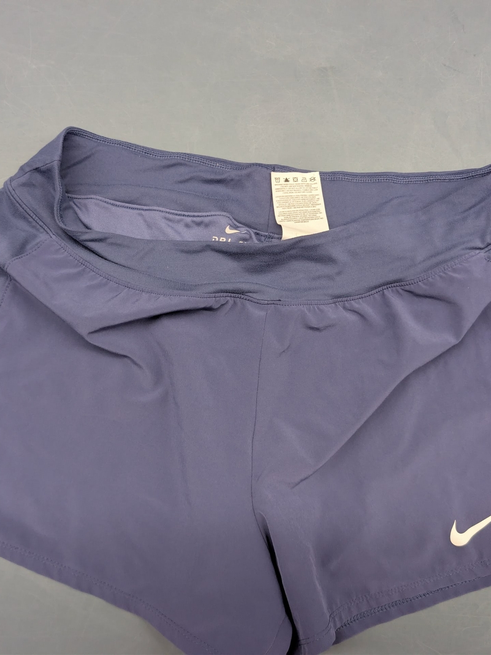 Nike Purple Swoosh Running Shorts
